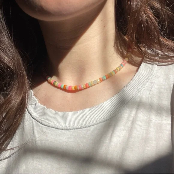 Susan Alexandra Chantilly Opal Necklace - Picture 12 of 12